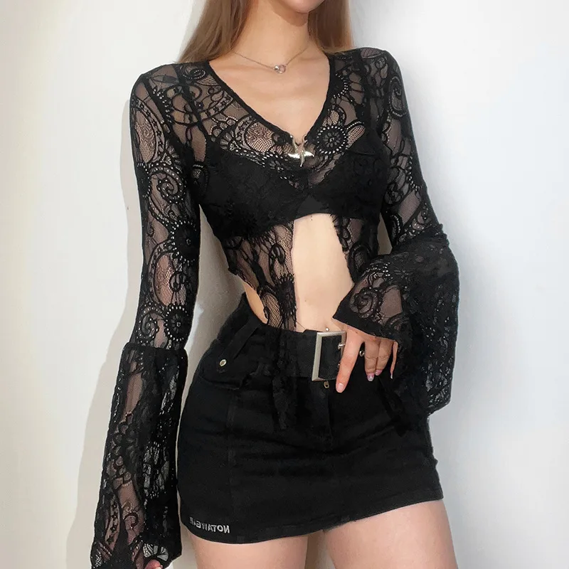 2023 Spring New Women's Clothing Pure Desire Wind Hollow Long Sleeve Butterfly Open Umbilical Cardigan T-Shirt
2023 Spring New Women's Clothing Pure Desire Wind Hollow Long Sleeve Butterfly Open Umbilical Cardigan T-Shirt