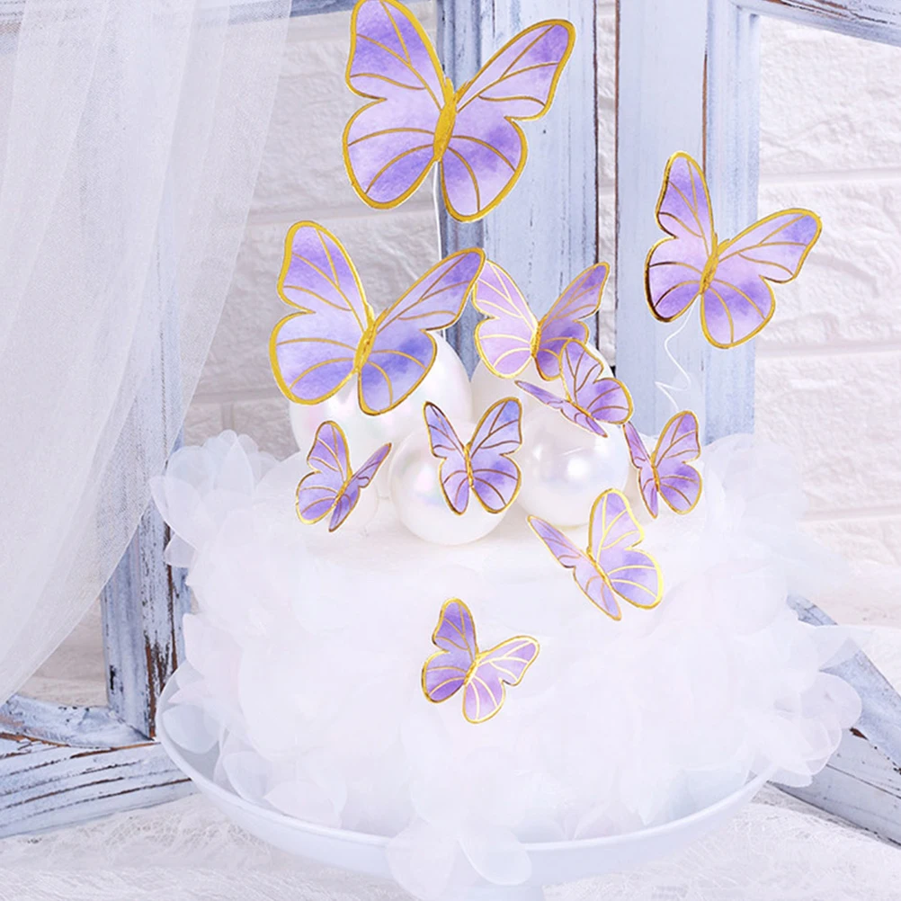 100 Pcs Decoration Butterfly Toppers Butterfly Cake Toppers For Birthday Delicate Cupcake Insert Birthday Cake
100 Pcs Decoration Butterfly Toppers Butterfly Cake Toppers For Birthday Delicate Cupcake Insert Birthday Cake