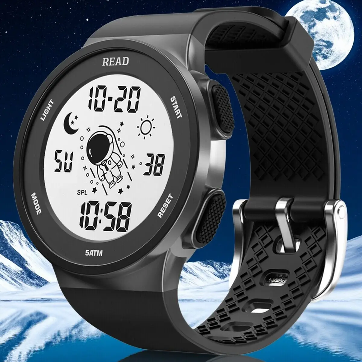 Women's Digital Watch LED HD Display Fashion Electronic Wristwatch - Waterproof Multi-Function Sports Backlight Watch for Ladies
Women's Digital Watch LED HD Display Fashion Electronic Wristwatch - Waterproof Multi-Function Sports Backlight Watch for Ladies