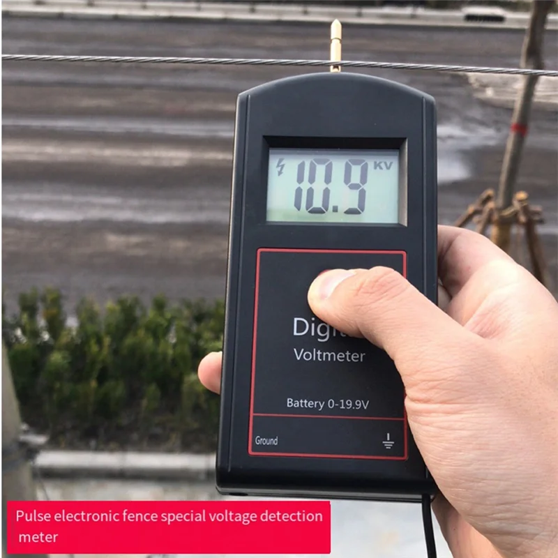 DHDL Versatile Electric Fence Tester, Battery Testing With Large LCD Display, Digital Electric Fence Voltage Tester 0-13000V
DHDL Versatile Electric Fence Tester, Battery Testing With Large LCD Display, Digital Electric Fence Voltage Tester 0-13000V