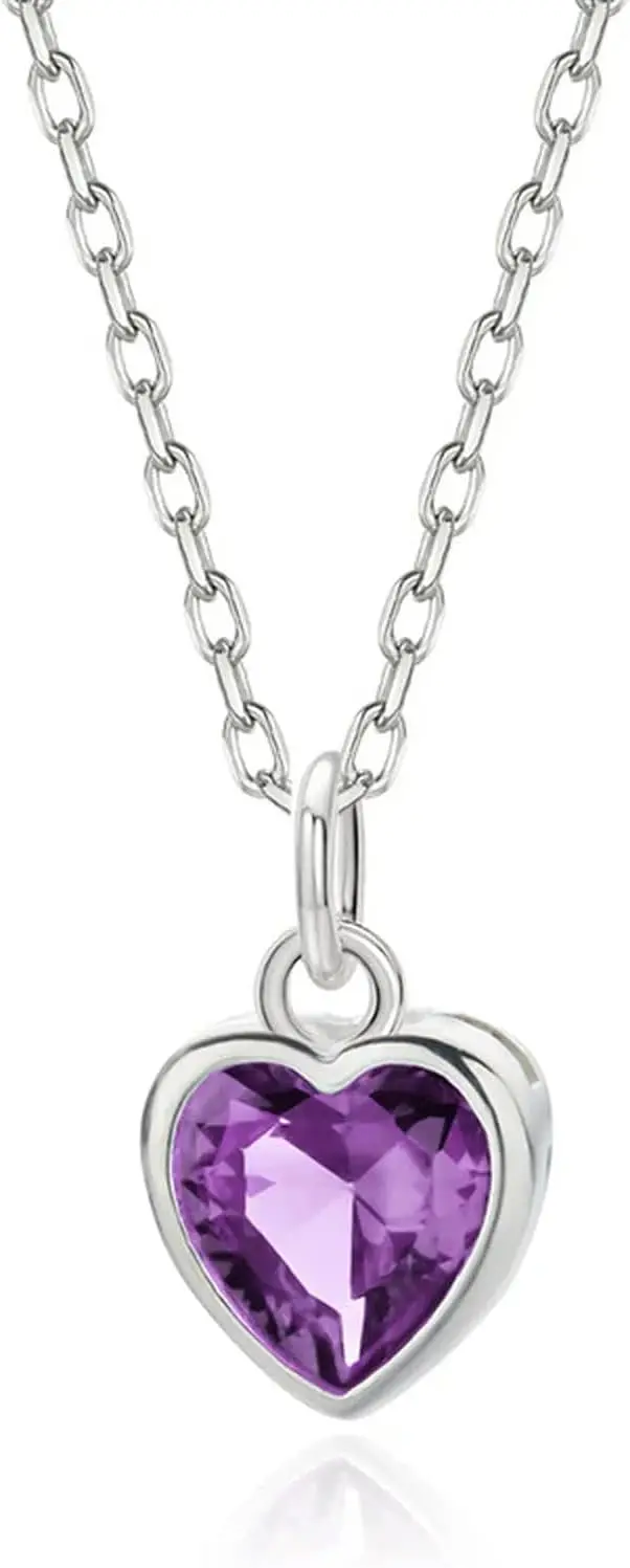 KELIEQA 925 Sterling Silver Fashion Sweet Romantic Heart Shiny Cz Clavicle Necklace for Women Wedding Jewelry
KELIEQA 925 Sterling Silver Fashion Sweet Romantic Heart Shiny Cz Clavicle Necklace for Women Wedding Jewelry