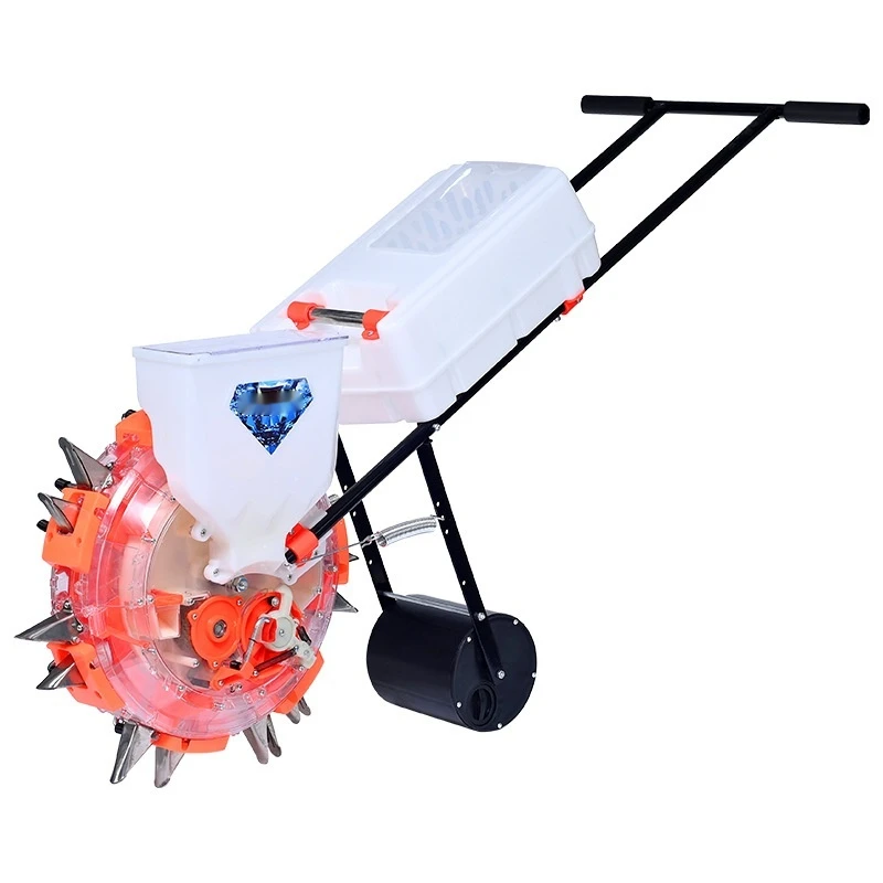Hot-selling hand-push seeder, corn, peanut, soybean, cotton integrated seed fertilizer fine seeder
Hot-selling hand-push seeder, corn, peanut, soybean, cotton integrated seed fertilizer fine seeder