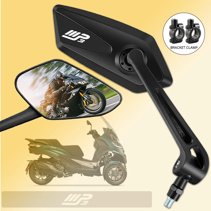 Universal Durable Motorcycle Rearview Mirrors For Piaggio MP3 Scooter MP3300 MP3500 HPE Sport Budget-friendly Foldable
Universal Durable Motorcycle Rearview Mirrors For Piaggio MP3 Scooter MP3300 MP3500 HPE Sport Budget-friendly Foldable