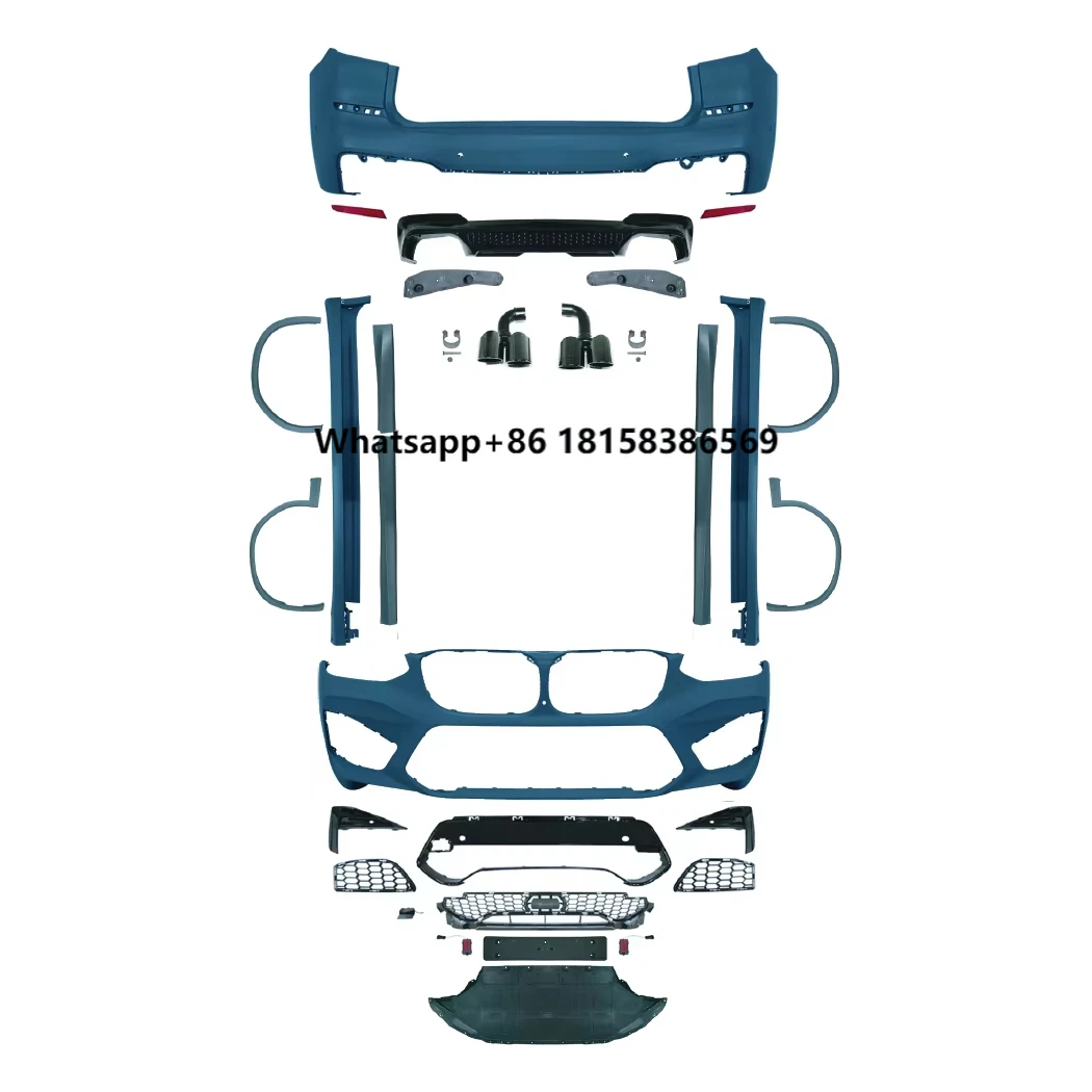 Body Kit for BMW X3 Surround G01 LCI Modified F97 X3M Surround Front bar Assembly Rear Lip Kit
Body Kit for BMW X3 Surround G01 LCI Modified F97 X3M Surround Front bar Assembly Rear Lip Kit