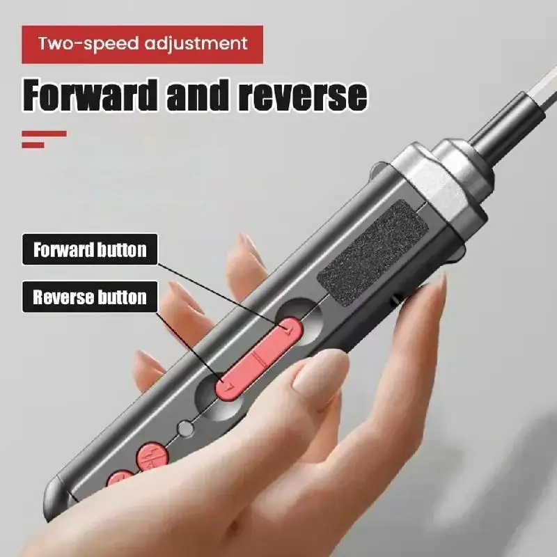Cordless Electric Screwdriver Set USB Rechargeable Precision Electric Screwdriver High Torque Repair Tool for Phone Watch Laptop
Cordless Electric Screwdriver Set USB Rechargeable Precision Electric Screwdriver High Torque Repair Tool for Phone Watch Laptop