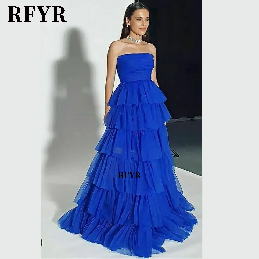 RFYR A Line Evening Gowns Pleated Party Gowns for Women Long فساتين مناسبة رسمية Tiered Layers Evening Dresses Customized
RFYR A Line Evening Gowns Pleated Party Gowns for Women Long فساتين مناسبة رسمية Tiered Layers Evening Dresses Customized