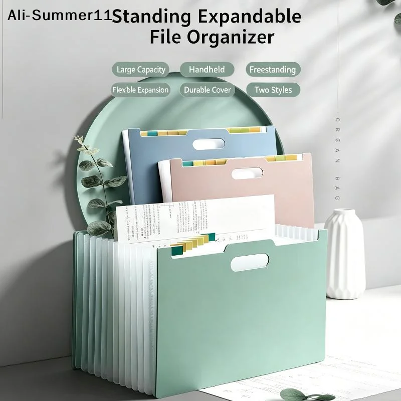 【U11】13 Pockets Accordion File Organizer, Expanding File Folder With Lable Pocket,Upright Open Top,A4/Letter Size Paper Document
【U11】13 Pockets Accordion File Organizer, Expanding File Folder With Lable Pocket,Upright Open Top,A4/Letter Size Paper Document