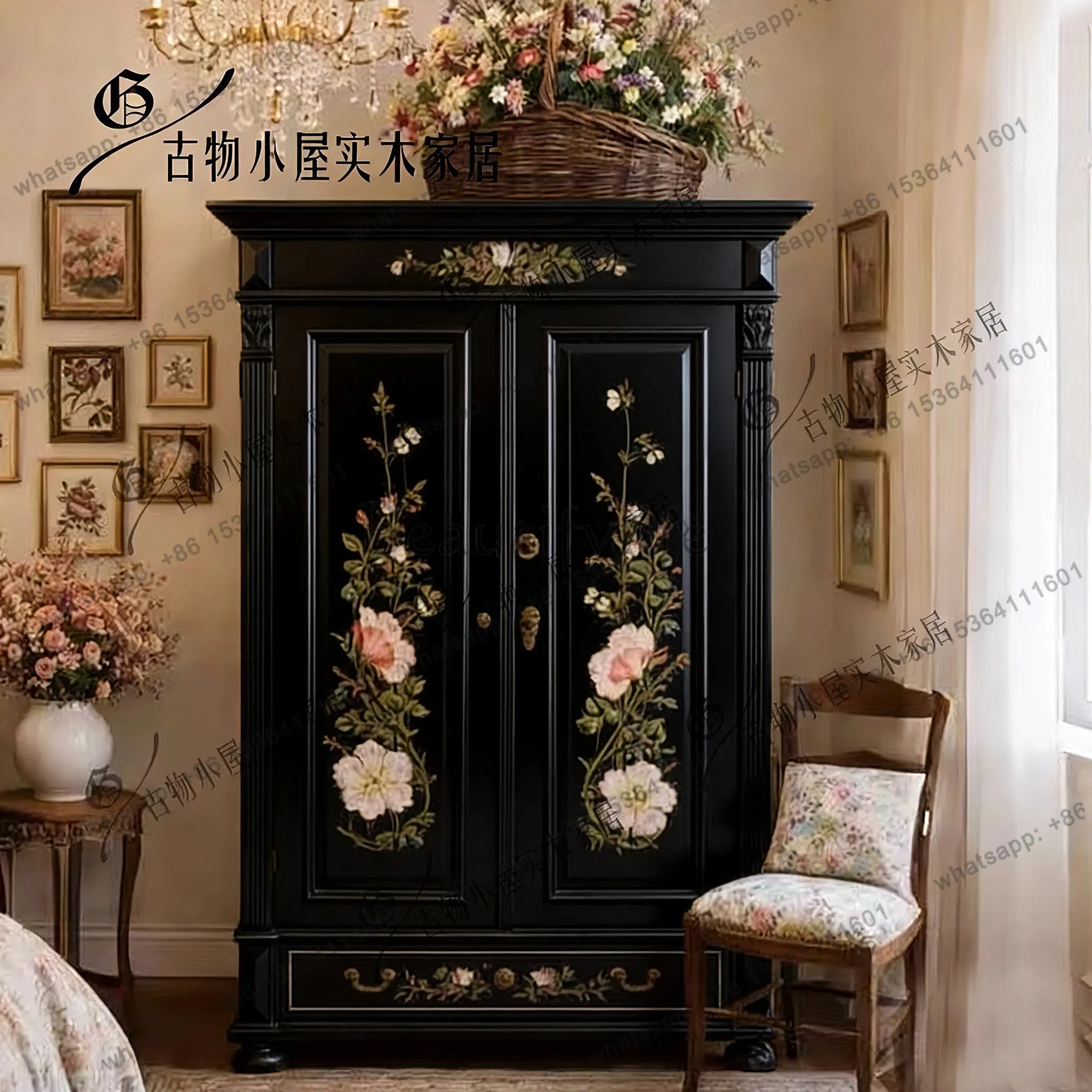 Modern warm and simple wardrobe/large-capacity creative/hand-carved cabinet can be customized
Modern warm and simple wardrobe/large-capacity creative/hand-carved cabinet can be customized