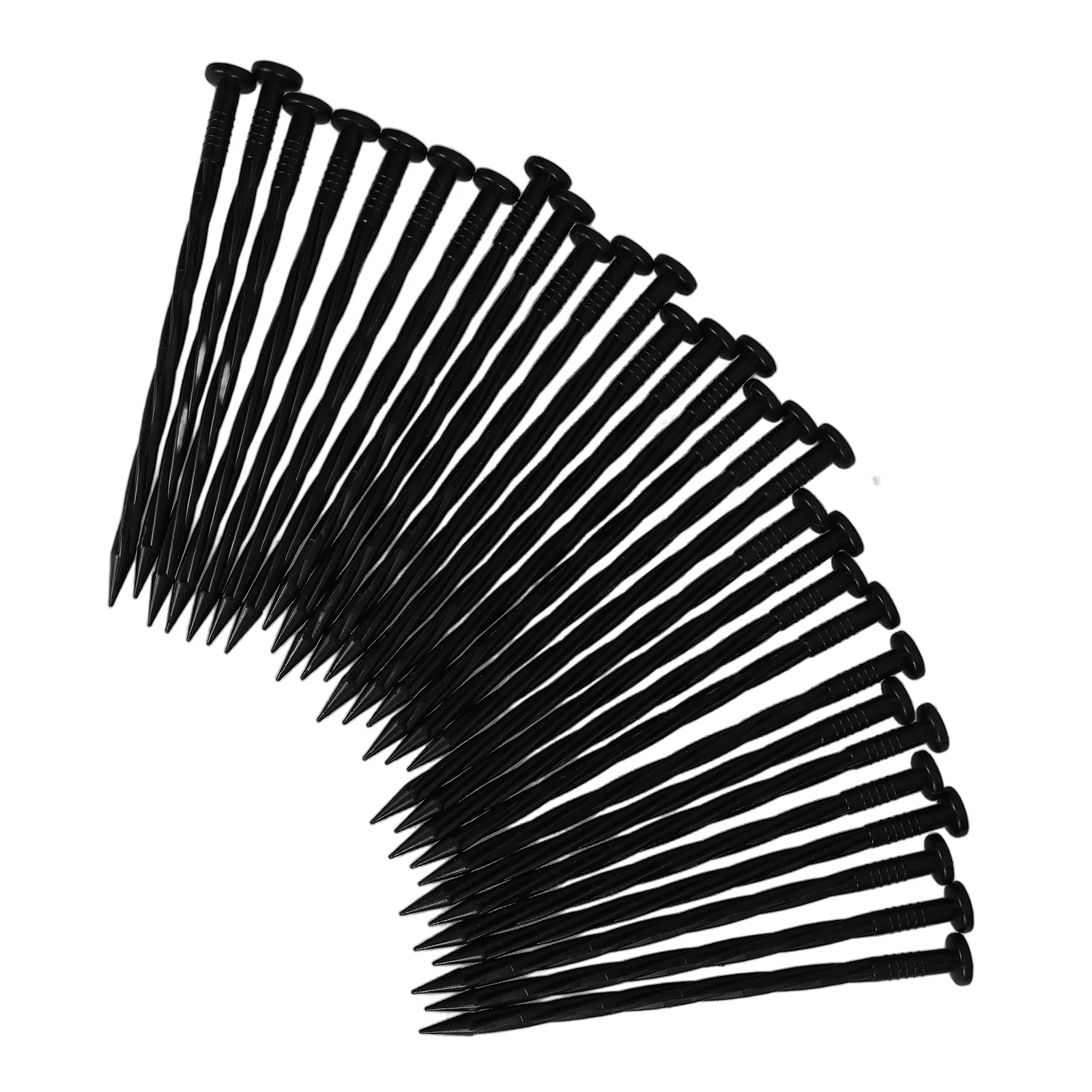 30pcs Plastic Garden Stakes Edging Landscape Pegs Ground Nails Lawn Fixing Spiral Design DIY Cloth Artificial Grass Secure
30pcs Plastic Garden Stakes Edging Landscape Pegs Ground Nails Lawn Fixing Spiral Design DIY Cloth Artificial Grass Secure