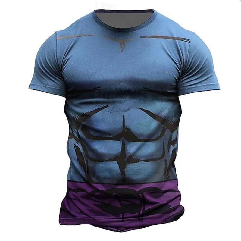 New Summer Men Casual T-Shirt 3D Printed Fake Muscle Funny Graphic Cosplay Tshirts Male Casual Short Sleeve Fashion Tee Y2k Tops
New Summer Men Casual T-Shirt 3D Printed Fake Muscle Funny Graphic Cosplay Tshirts Male Casual Short Sleeve Fashion Tee Y2k Tops