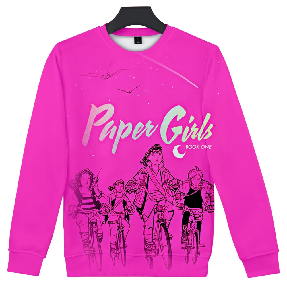 Paper Girls 2022 Television Crewneck Long Sleeve Women Men Sweatshirts Harajuku Streetwear Casual Style 3D Clothes
Paper Girls 2022 Television Crewneck Long Sleeve Women Men Sweatshirts Harajuku Streetwear Casual Style 3D Clothes