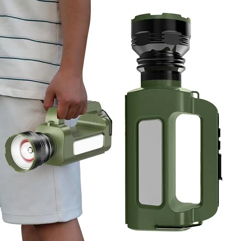 Solar Flashlight Camping Flashlight Rechargeable High-Power Spotlight Torch for Fishing Power Outage Outdoor Home Hiking Night
Solar Flashlight Camping Flashlight Rechargeable High-Power Spotlight Torch for Fishing Power Outage Outdoor Home Hiking Night