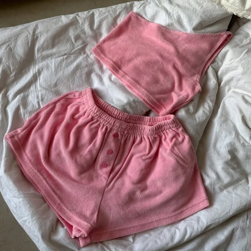 Summer 2025 Casual Ladies' Set Pure Color oulder Design Strap Spwear Home Clothes ort Pants Svel Polyester
Summer 2025 Casual Ladies' Set Pure Color oulder Design Strap Spwear Home Clothes ort Pants Svel Polyester