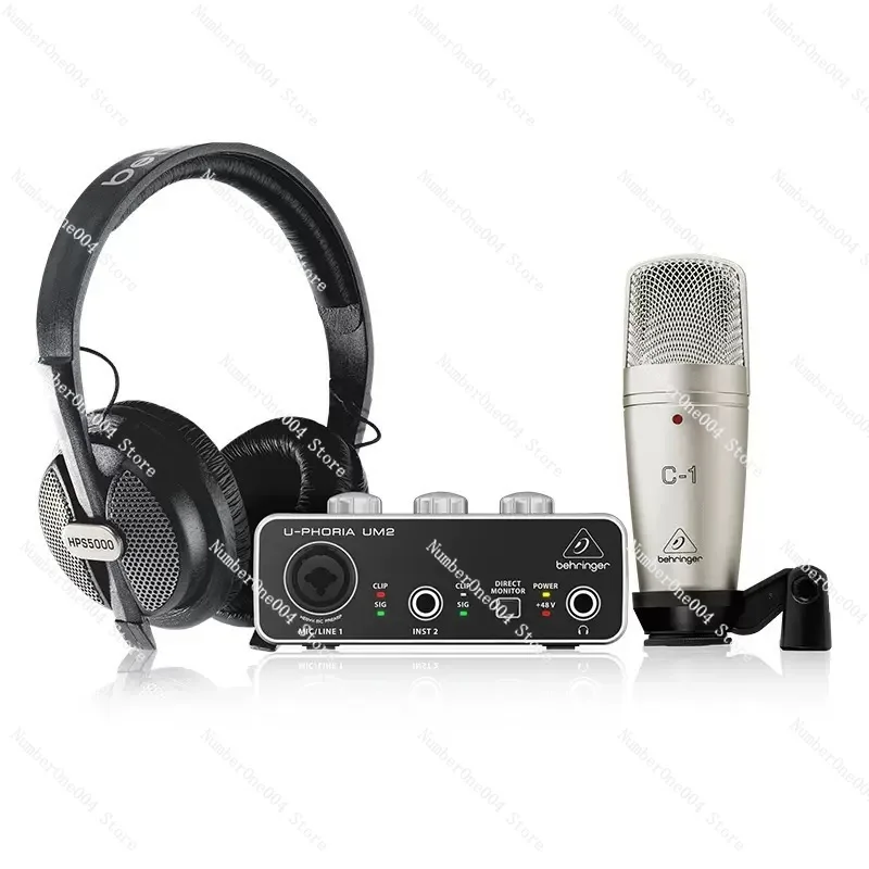 U-phoria Studio Pro Professional Recording Sound Card Microphone Set UM2
U-phoria Studio Pro Professional Recording Sound Card Microphone Set UM2