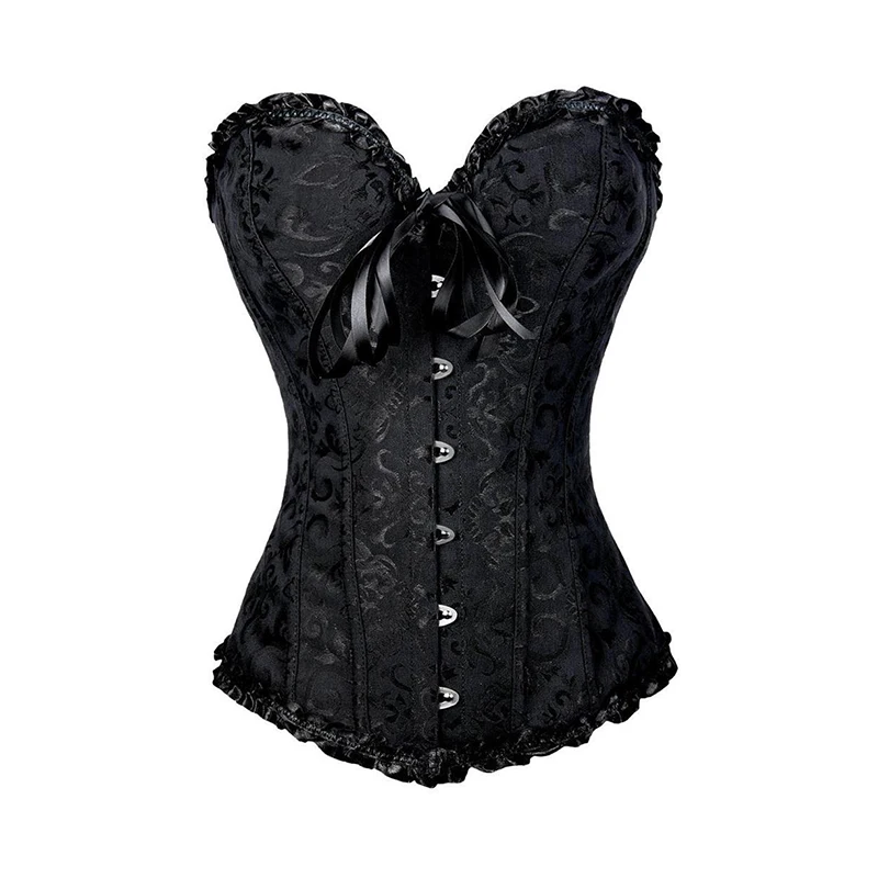 Burvogue Women Lace Up Sexy Floral Boned Corset Overbust Body Shaper Bustierlingerie Bodyshaper Top Corsets Top
Burvogue Women Lace Up Sexy Floral Boned Corset Overbust Body Shaper Bustierlingerie Bodyshaper Top Corsets Top