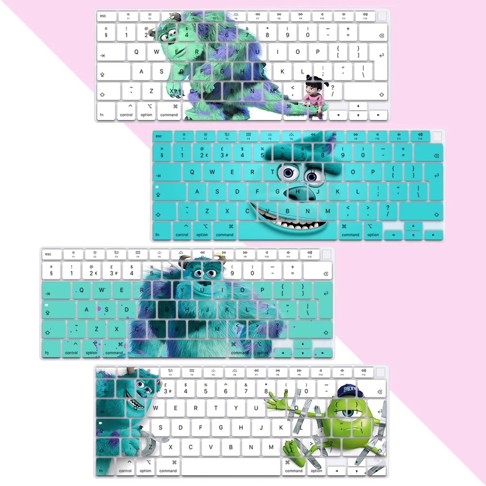 Monsters Inc Big Eyes EU Layout Color Print Soft Silicone Keyboard Cover For Macbook 2020 Air A2179 A2337 
Monsters Inc Big Eyes EU Layout Color Print Soft Silicone Keyboard Cover For Macbook 2020 Air A2179 A2337