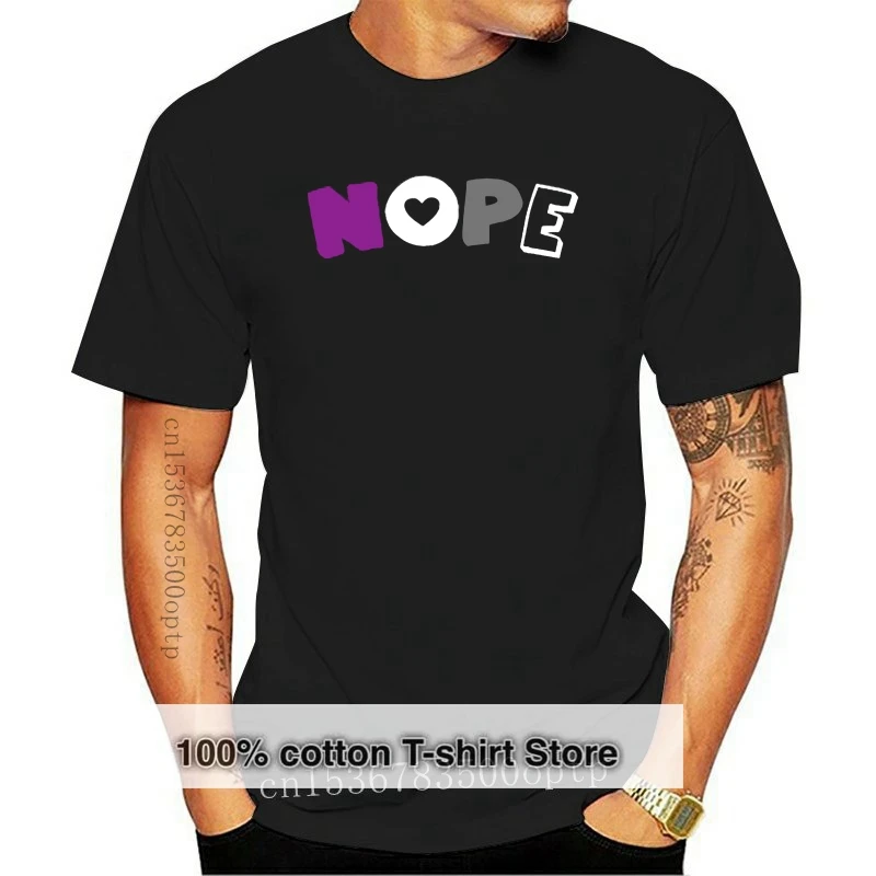 Fashion Cool Men T shirt Women Funny tshirt Nope (Asexual) Customized Printed T-Shirt
Fashion Cool Men T shirt Women Funny tshirt Nope (Asexual) Customized Printed T-Shirt