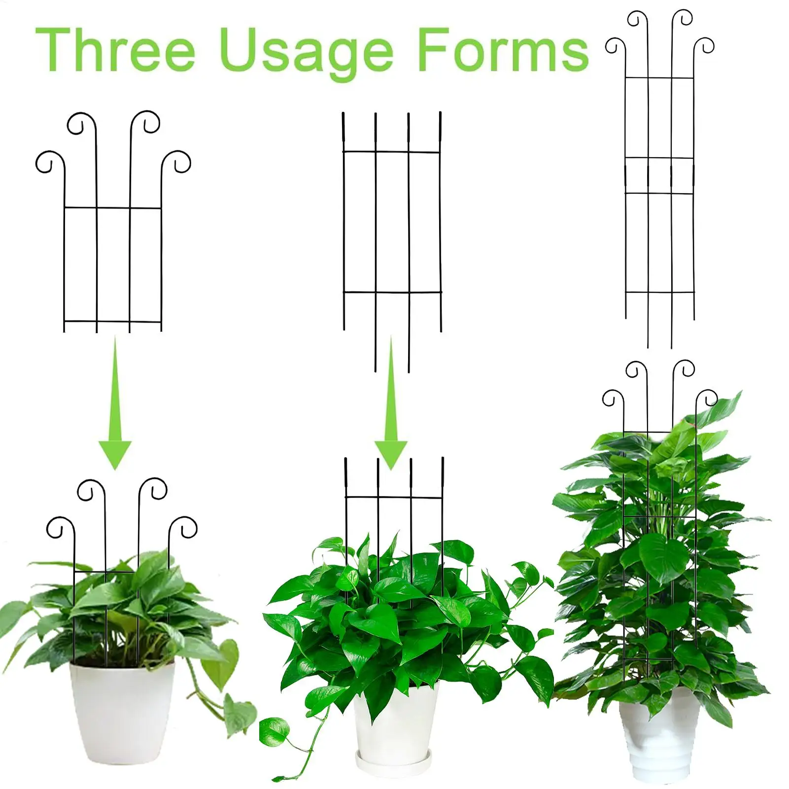 Plant Trellis Indoor 32in Adjustable Tall Decorative Metal 4 Pieces Monstera Climbing Plant Support For Indoor Outdoor Potted
Plant Trellis Indoor 32in Adjustable Tall Decorative Metal 4 Pieces Monstera Climbing Plant Support For Indoor Outdoor Potted