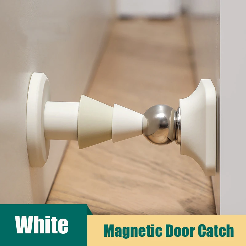 Magnetic Door Stop, Silicone Adhesive Door Catch, No Punching Door Holder for Home, Traceless Installation Door Stopper, White/B
Magnetic Door Stop, Silicone Adhesive Door Catch, No Punching Door Holder for Home, Traceless Installation Door Stopper, White/B
