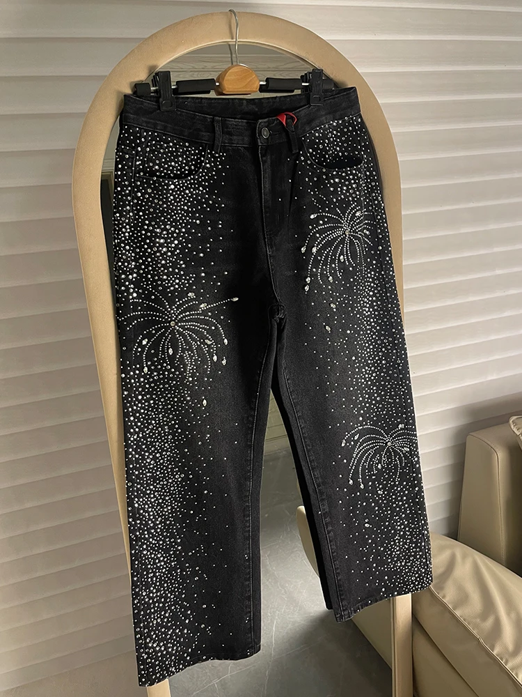 Paris Heavy Industry Flay Denim Jeans Men's Women's Trendy Loose Straight Leg Wide Leg Long Pants Casual Wear All Seasons
Paris Heavy Industry Flay Denim Jeans Men's Women's Trendy Loose Straight Leg Wide Leg Long Pants Casual Wear All Seasons