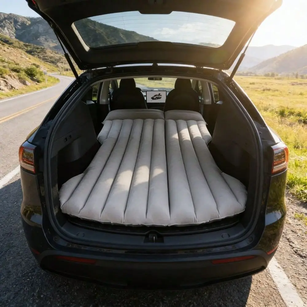 Inflatable Mattress For Tesla SUV, High Elasticity Leakproof Car Sleeping Pad With Zoned Support, Ergonomic Rear Seat Trunk Cam
Inflatable Mattress For Tesla SUV, High Elasticity Leakproof Car Sleeping Pad With Zoned Support, Ergonomic Rear Seat Trunk Cam