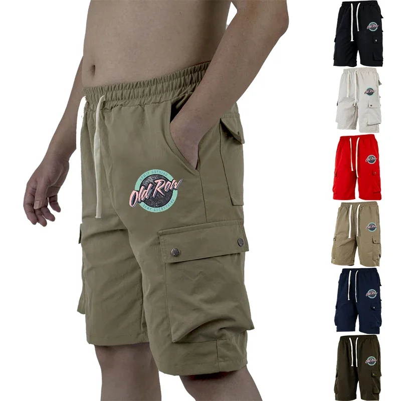 Men's Casual Cargo Shorts Solid Summer Drawstring Multi-Pocket Loose Fit Outdoor Beach Street Style Tactical Short Trousers
Men's Casual Cargo Shorts Solid Summer Drawstring Multi-Pocket Loose Fit Outdoor Beach Street Style Tactical Short Trousers