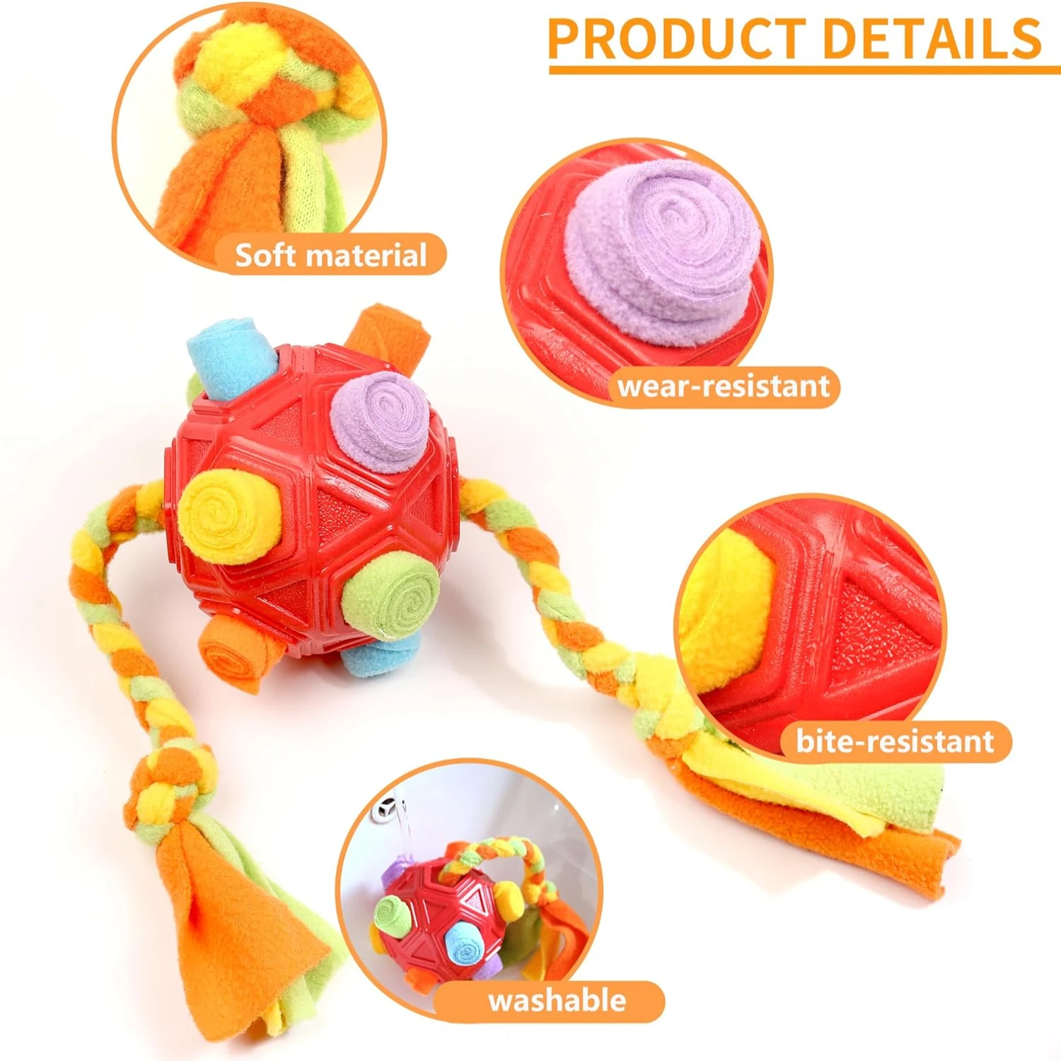 Interactive, Dynamic and Engaging Dog Ball Toy for Small to Medium-Sized Dogs - Durable and Fun - Promotes Mental and Physical S
Interactive, Dynamic and Engaging Dog Ball Toy for Small to Medium-Sized Dogs - Durable and Fun - Promotes Mental and Physical S