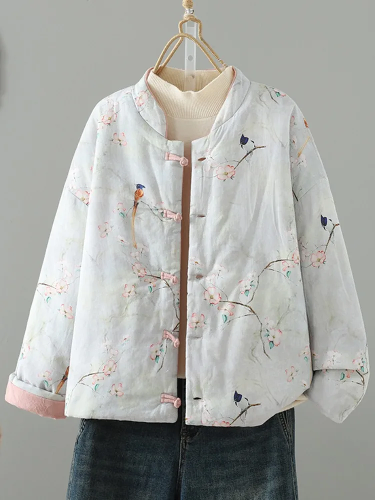 Двусторонний джинт в китайском стиле с вышивкой из хлопка и льна, женский зимний дзен, на пуговицах для мамы, очень привлекательный хлопок...
Двусторонний джинт в китайском стиле с вышивкой из хлопка и льна, женский зимний дзен, на пуговицах для мамы, очень привлекательный хлопок...