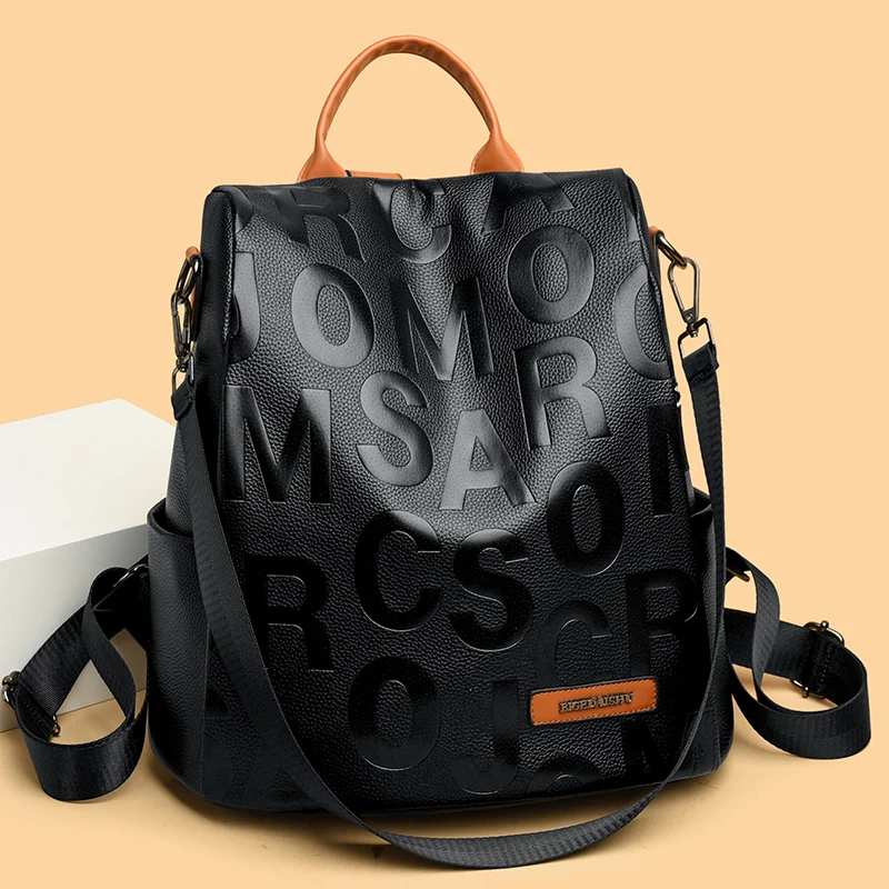 2024 New Women's Backpack High Quality Soft Leather Backpack School Bags For Girls Large Capacity Anti-theft Travel Backpack Sac
2024 New Women's Backpack High Quality Soft Leather Backpack School Bags For Girls Large Capacity Anti-theft Travel Backpack Sac
