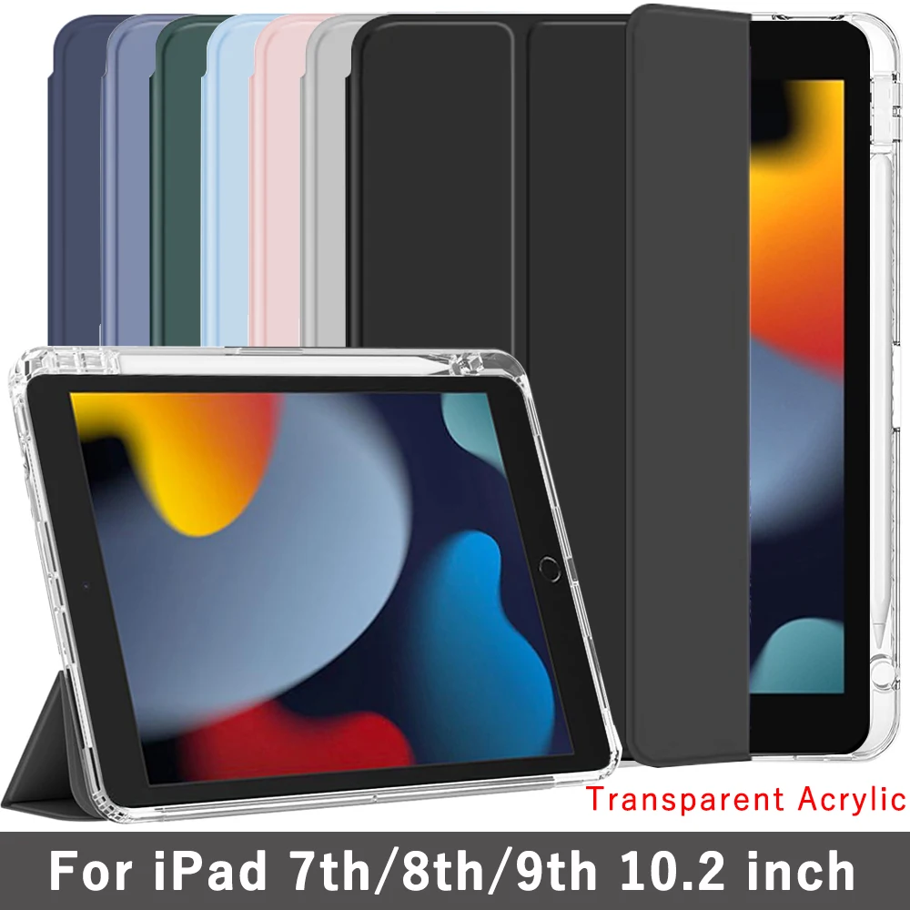 Прозрачный чехол для планшета с отсеком для стилуса для iPad 7-го, 8-го, 9-го поколений, 10.2 дюйма, 2019, 2020, 2021 годов, с магнитной подставкой-трифолд.
Прозрачный чехол для планшета с отсеком для стилуса для iPad 7-го, 8-го, 9-го поколений, 10.2 дюйма, 2019, 2020, 2021 годов, с магнитной подставкой-трифолд.