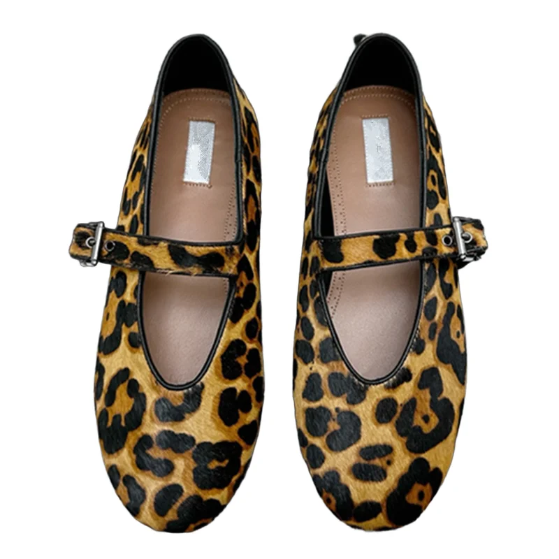 Withered Ins Fashion Blogger Round Toe Vintage Leopard Print Flat-Soled Mary Jane Shoes Women Minimalist Genuine Leather Loafers
Withered Ins Fashion Blogger Round Toe Vintage Leopard Print Flat-Soled Mary Jane Shoes Women Minimalist Genuine Leather Loafers