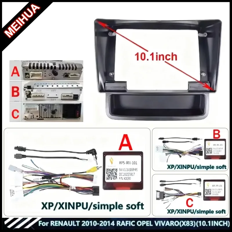 Для 2010-2014 RENAULT TRAFIC OPEL VIVARO X83 9 дюймов DVD CD радио Android жгут экраны навигация приборная панель кабели canbus рамка
Для 2010-2014 RENAULT TRAFIC OPEL VIVARO X83 9 дюймов DVD CD радио Android жгут экраны навигация приборная панель кабели canbus рамка