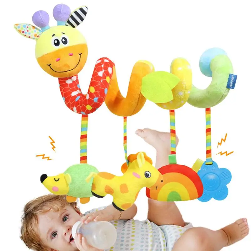 Stroller Activity Toy Plush Stroller Activity Toys Interactive Plush Spiral Hang Toys Fun Car Seat Hang Toys For Boys & Girls
Stroller Activity Toy Plush Stroller Activity Toys Interactive Plush Spiral Hang Toys Fun Car Seat Hang Toys For Boys & Girls
