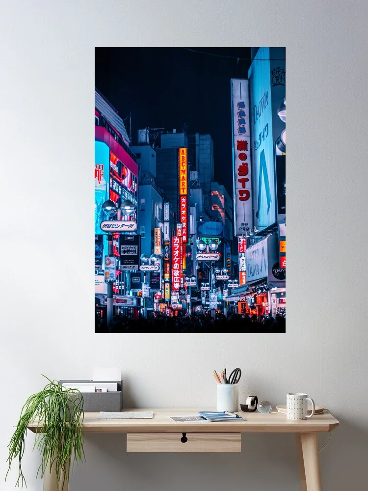 Tokyo Nightscape Art Print Canvas Poster, Living Room Decor, Home Wall Picture
Tokyo Nightscape Art Print Canvas Poster, Living Room Decor, Home Wall Picture