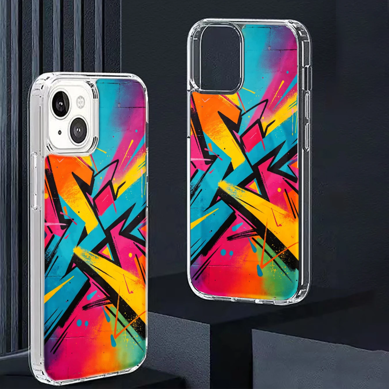 Colorful Graffiti Style, Phone Case, Acrylic And Tpu Material Ring Magnetic Design, Vibrant Abstract Pattern With Bold Lines And Splashes, High Clarity Printing And Shock Absorption Technology, Ideal For Daily Use And Urban Lifestyle
Colorful Graffiti Style, Phone Case, Acrylic And Tpu Material Ring Magnetic Design, Vibrant Abstract Pattern With Bold Lines And Splashes, High Clarity Printing And Shock Absorption Technology, Ideal For Daily Use And Urban Lifestyle