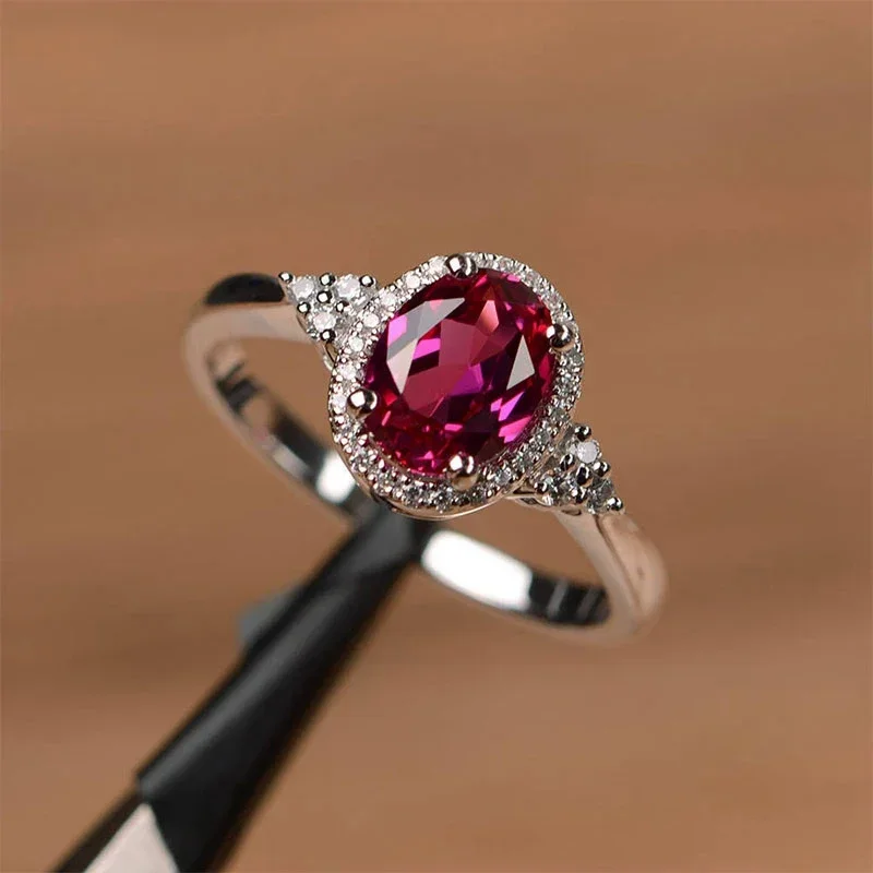 Trendy Sterling Sparkling Red Heart Stackable Ring Micro Pave Crystal CZ for Women Valentine's Day Fashion Jewelry
Trendy Sterling Sparkling Red Heart Stackable Ring Micro Pave Crystal CZ for Women Valentine's Day Fashion Jewelry