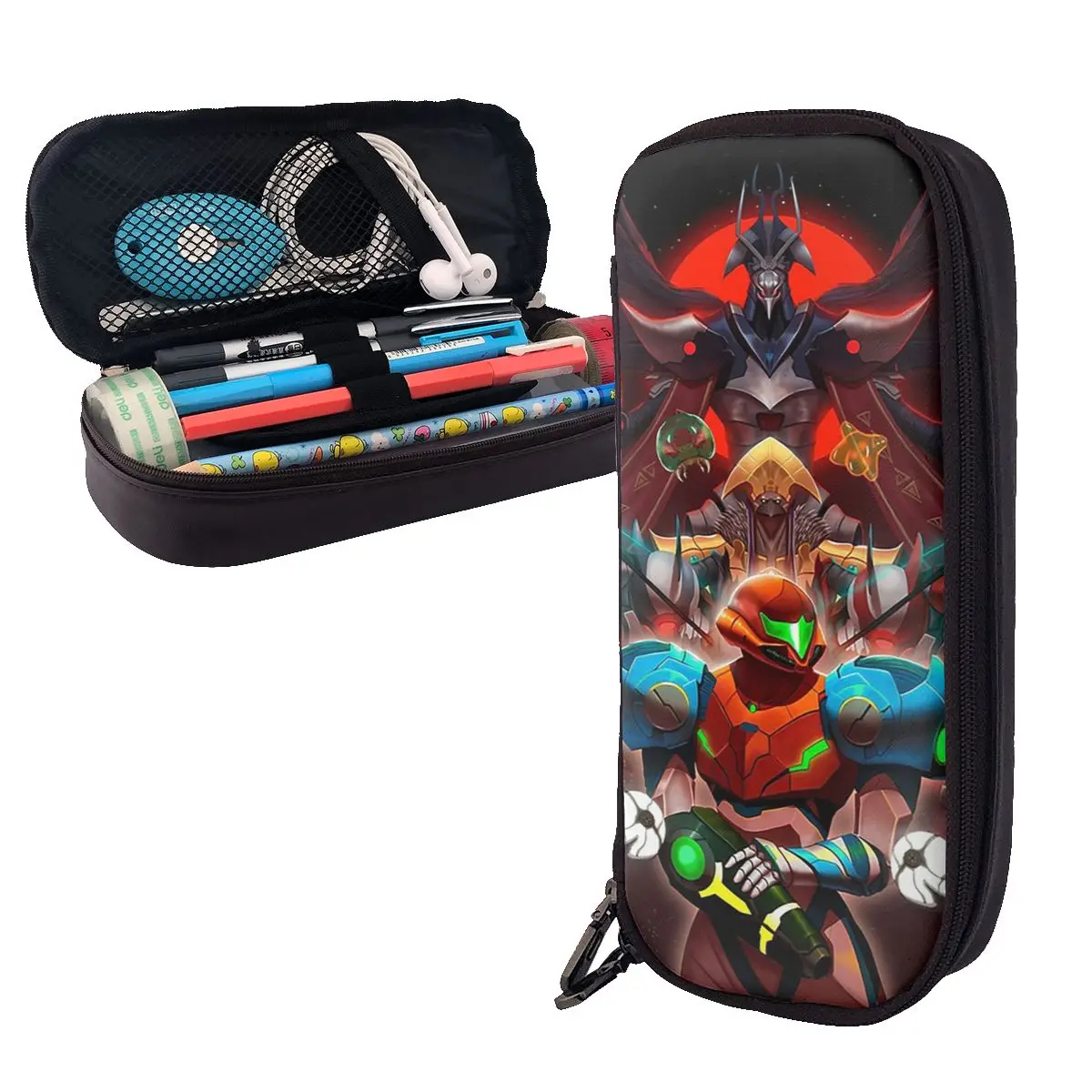 Metroid Dread Metroid Samus Aran Leather Pencil Case Pencil Pouch Stationery Supplies Pen Box Pencil Bag for Studen Gifts
Metroid Dread Metroid Samus Aran Leather Pencil Case Pencil Pouch Stationery Supplies Pen Box Pencil Bag for Studen Gifts