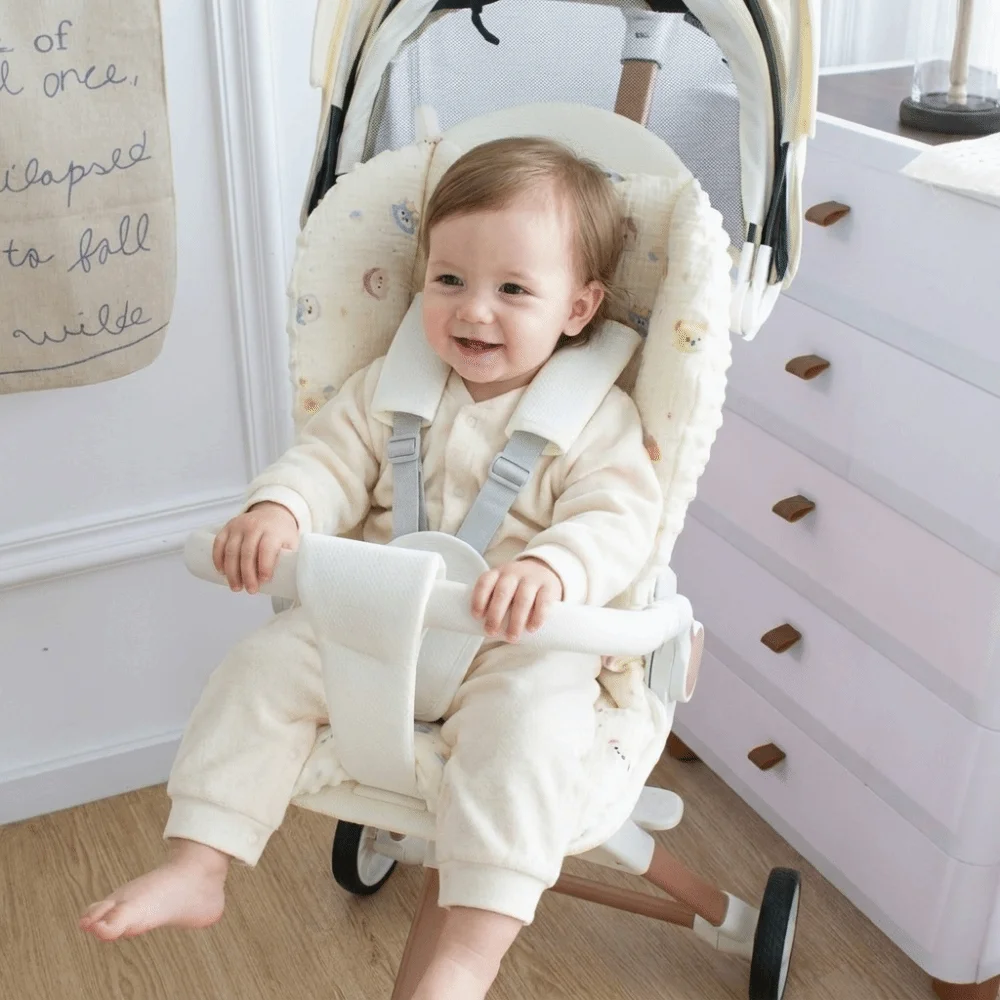 Soft Baby Stroller Seat Cushion Comfortable Machine Washable Stroller Accessories Breathable Cartoon Pattern
Soft Baby Stroller Seat Cushion Comfortable Machine Washable Stroller Accessories Breathable Cartoon Pattern
