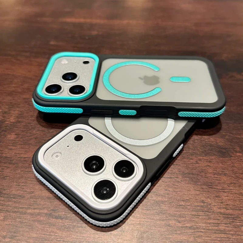 New Bicolor Matte Frosted Magnetic Phone Case For iPhone 17 16 15 14 Plus 13 12 11 Pro Max Air Translucent Shockproof Hard Cover
New Bicolor Matte Frosted Magnetic Phone Case For iPhone 17 16 15 14 Plus 13 12 11 Pro Max Air Translucent Shockproof Hard Cover