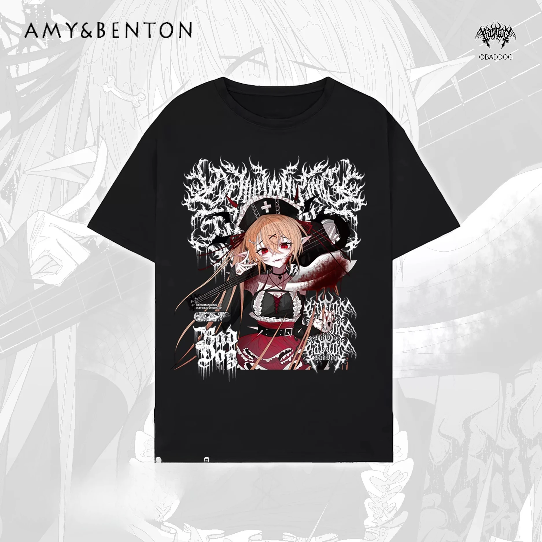 Japanese Animation Print Two-dimensional Rock Dark Subculture Short-sleeved T-shirt Goth Oversized T Shirt Spice Girl Y2K Tops
Japanese Animation Print Two-dimensional Rock Dark Subculture Short-sleeved T-shirt Goth Oversized T Shirt Spice Girl Y2K Tops