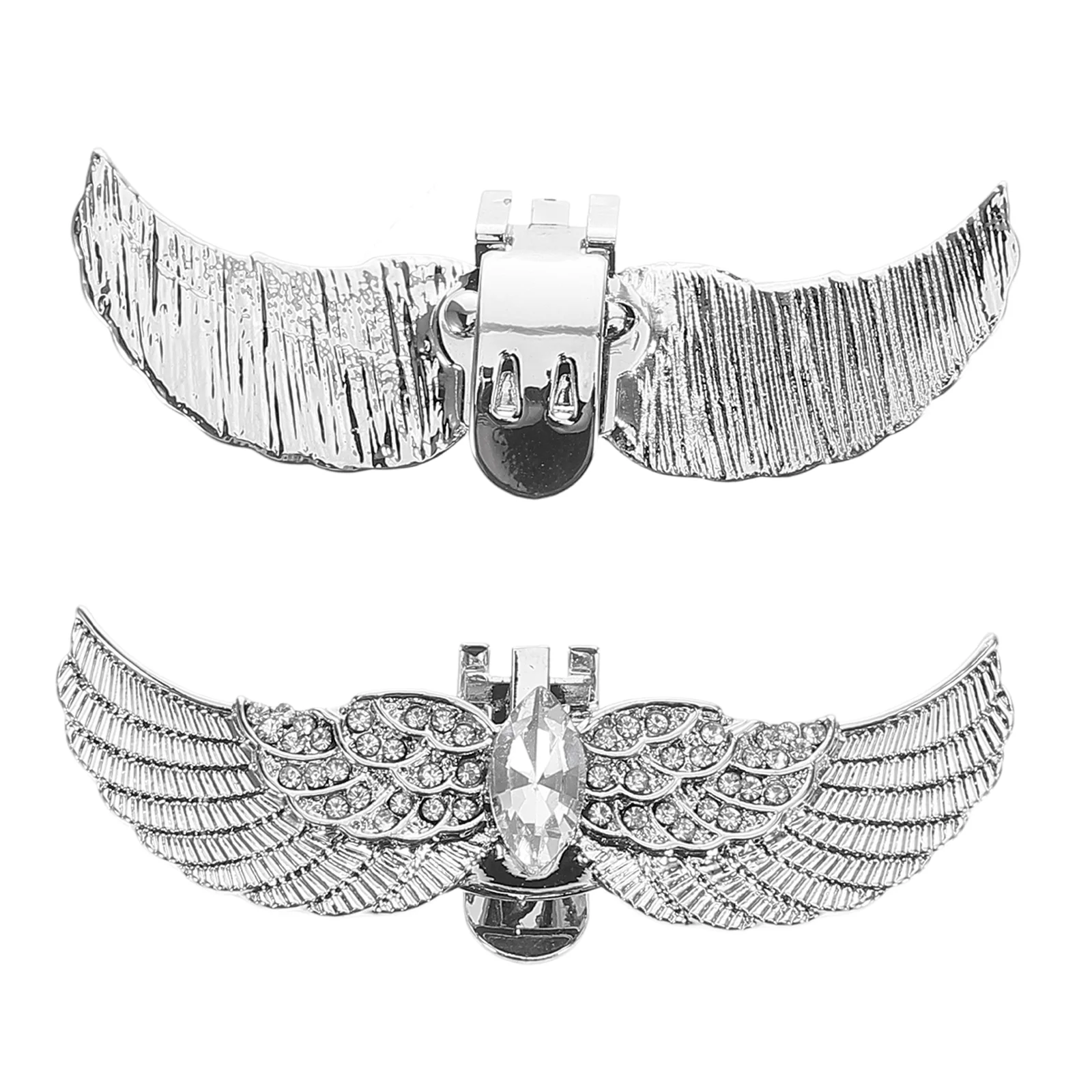 2 Pcs Wing Shoe Buckle Laces Decorations Zinc Alloy Crystal Bridal Clips Removable Sparkling Dazzling Versatile Parties Weddings
2 Pcs Wing Shoe Buckle Laces Decorations Zinc Alloy Crystal Bridal Clips Removable Sparkling Dazzling Versatile Parties Weddings