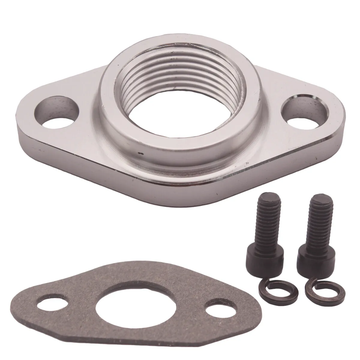 High Quality Aluminum Alloy CNC Turbo Oil Return Drain Flange 51mm Female 3/4 NPT for Garrett T3 T4 T04B T6
High Quality Aluminum Alloy CNC Turbo Oil Return Drain Flange 51mm Female 3/4 NPT for Garrett T3 T4 T04B T6