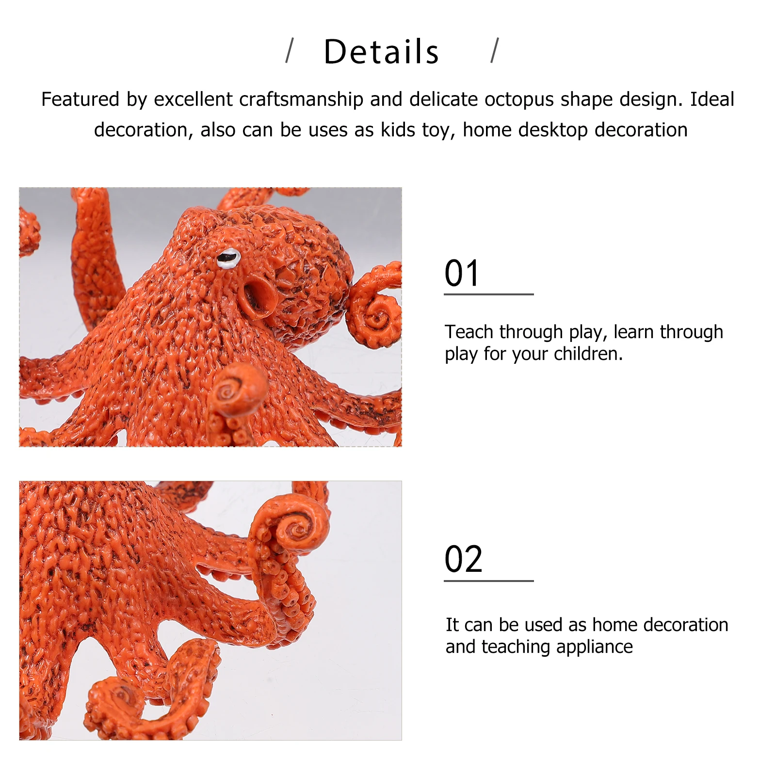 1set Animal Growth Educational Octopus Life Cycle Simulation Toy Material Teaching Decoration STEM Toy Model Animal
1set Animal Growth Educational Octopus Life Cycle Simulation Toy Material Teaching Decoration STEM Toy Model Animal