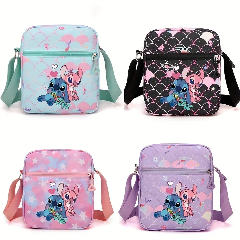 Disney Stitch Women's Lightweight Crossbody Bag with Removable Shoulder Strap - Durable Nylon Multi-Pocket Tote 
Disney Stitch Women's Lightweight Crossbody Bag with Removable Shoulder Strap - Durable Nylon Multi-Pocket Tote