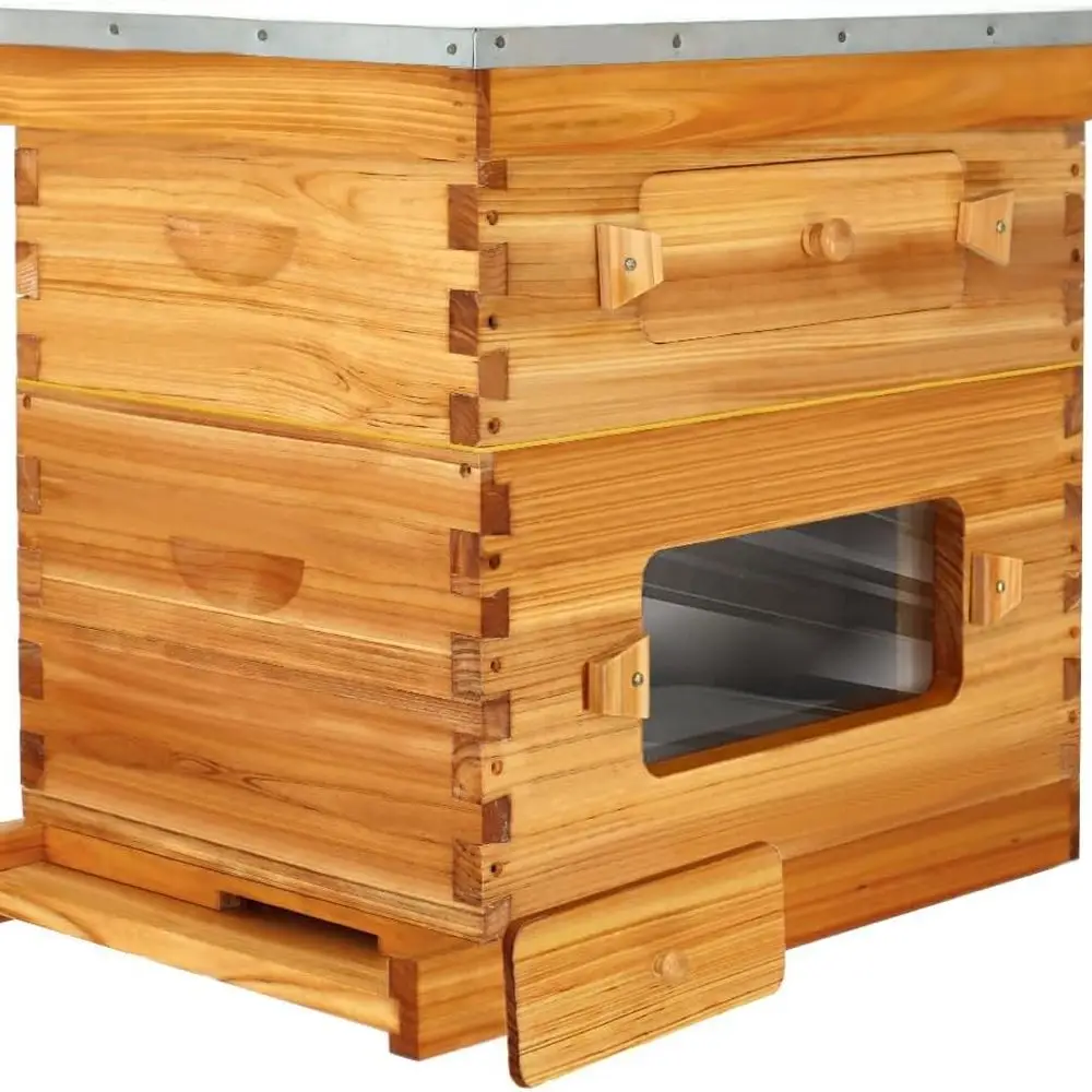 8-рамный комплект улья Langstroth с вощеной основой и покрытием из пчелиного воска (1 глубина + 1 средний)
8-рамный комплект улья Langstroth с вощеной основой и покрытием из пчелиного воска (1 глубина + 1 средний)