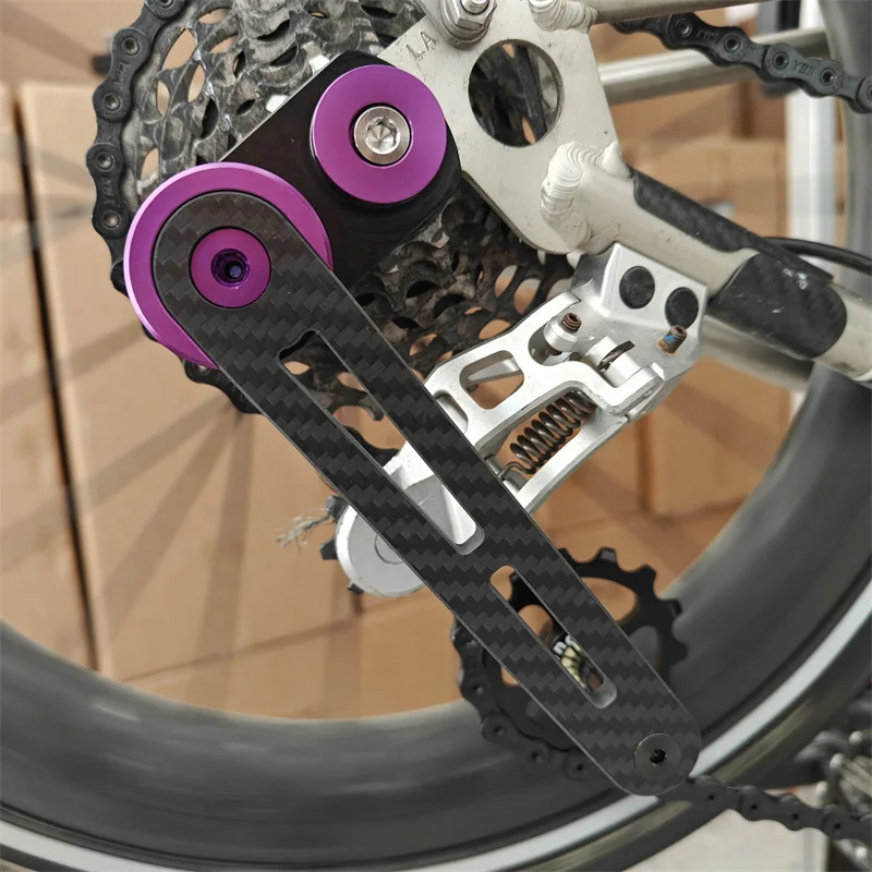 Unionjack складной велосипедный углеродный натяжитель цепи A/C/P/Tline для brompton 7 стабилизатор цепи скорости
Unionjack складной велосипедный углеродный натяжитель цепи A/C/P/Tline для brompton 7 стабилизатор цепи скорости
