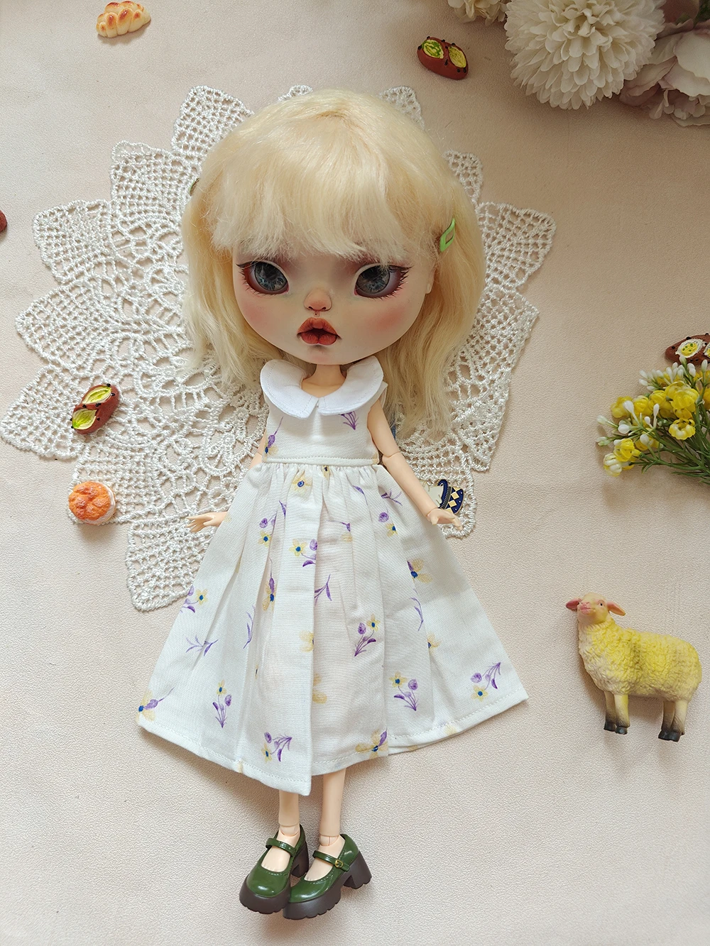 Handmade new Blythe doll Clothes Cute Daily slip dress Clothes for Ymy Licca Azones Ob22 24 27 YMY Doll Accessories
Handmade new Blythe doll Clothes Cute Daily slip dress Clothes for Ymy Licca Azones Ob22 24 27 YMY Doll Accessories