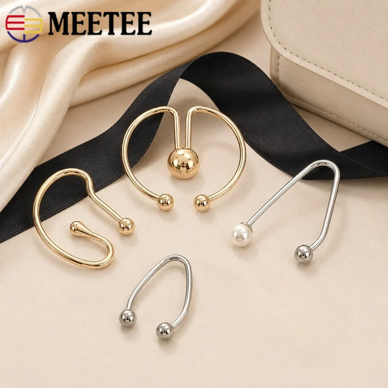2-10Pcs 7 Styles U Shape Metal Ring Buckles Detachable Spiral Clasp for Shirt Collar Swimsuit Clothing Garment Decorative Hooks
2-10Pcs 7 Styles U Shape Metal Ring Buckles Detachable Spiral Clasp for Shirt Collar Swimsuit Clothing Garment Decorative Hooks