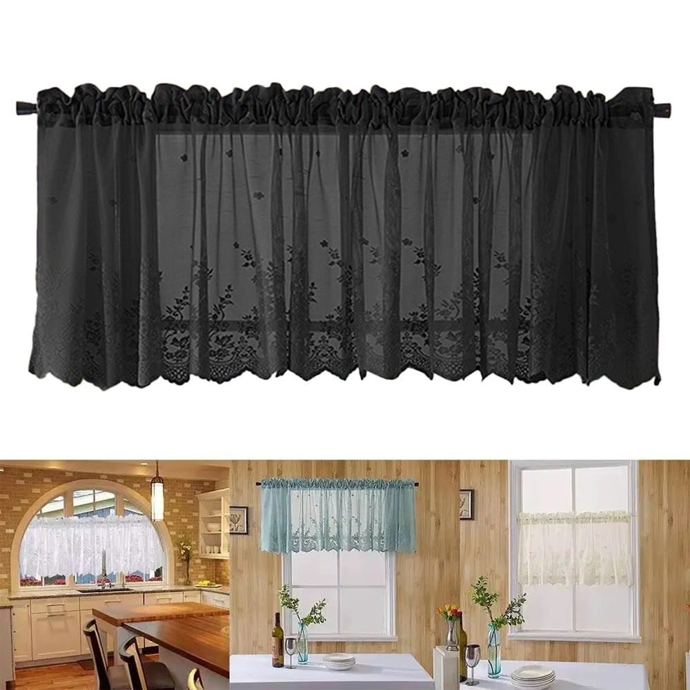 1 Panel Modern Lace Jacquard Window Curtain Short Curtain for Cabinet Door Bedroom Home Decor Solid Color Lace Small Curtains
1 Panel Modern Lace Jacquard Window Curtain Short Curtain for Cabinet Door Bedroom Home Decor Solid Color Lace Small Curtains
