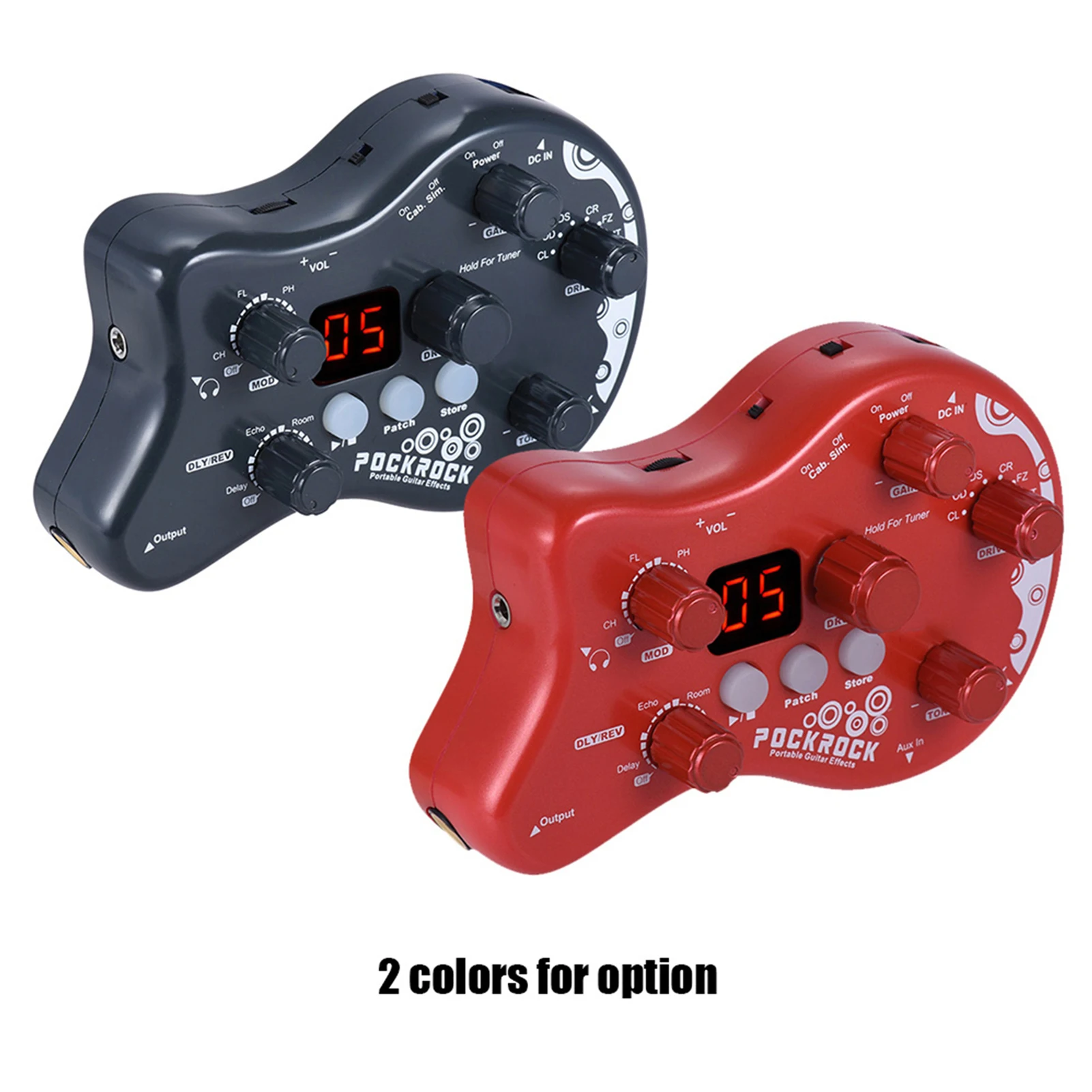 Portable Guitar Multi-effects Processor Effect Pedal 15 Effect Types 40 Drum Rhythms Tuning Function with Power Adapter 
Portable Guitar Multi-effects Processor Effect Pedal 15 Effect Types 40 Drum Rhythms Tuning Function with Power Adapter